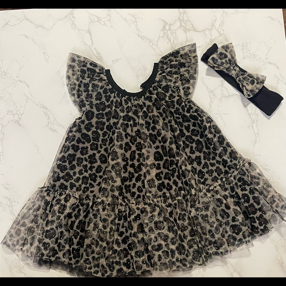 Leopard print dress